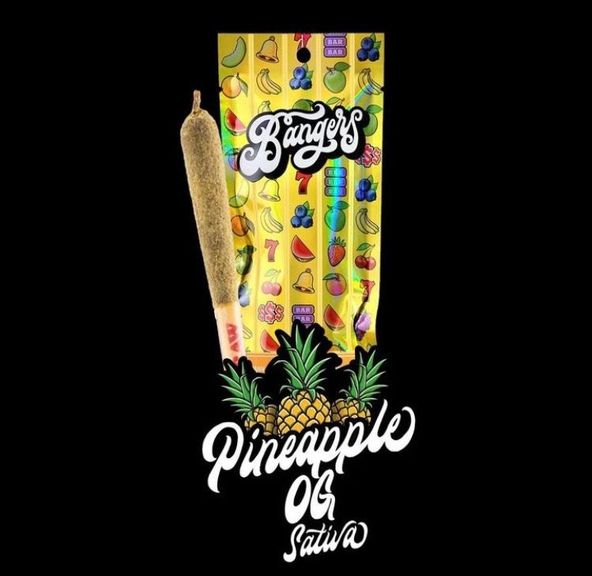 D. Bangers 1.2g Triple Infused Pre Roll - Pineapple OG