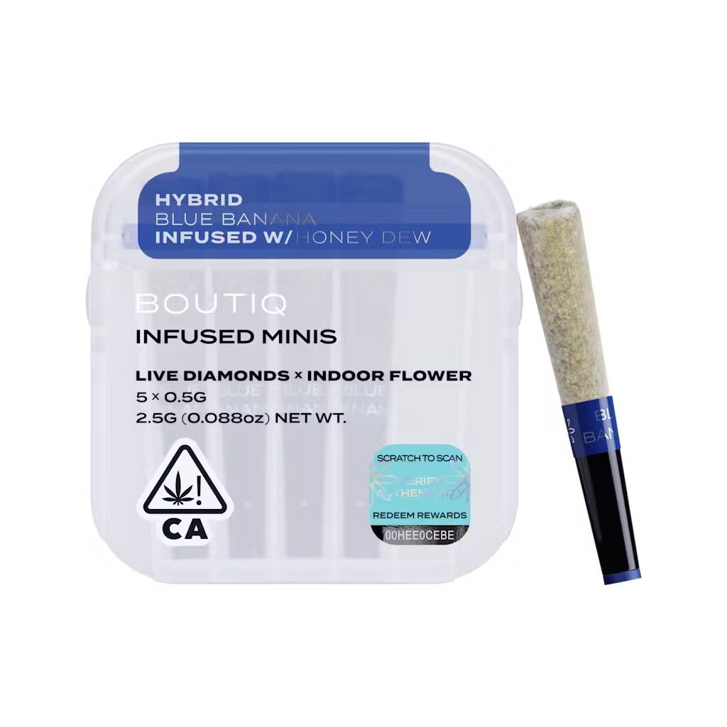 boutiq Blue Banana - Infused Mini PR 5pk