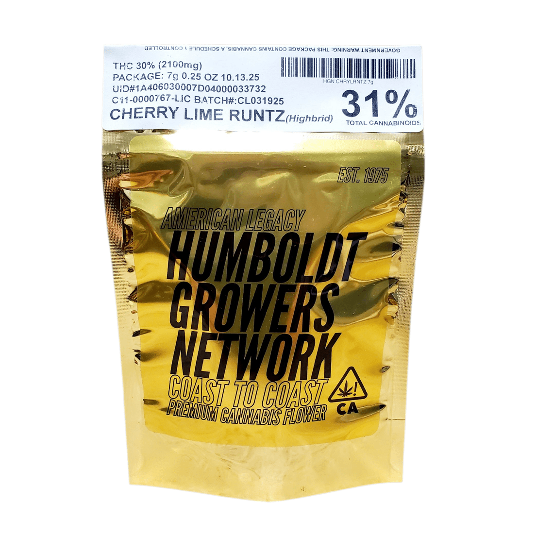 Humboldt Growers Network - Cherry Lime Runtz 7g