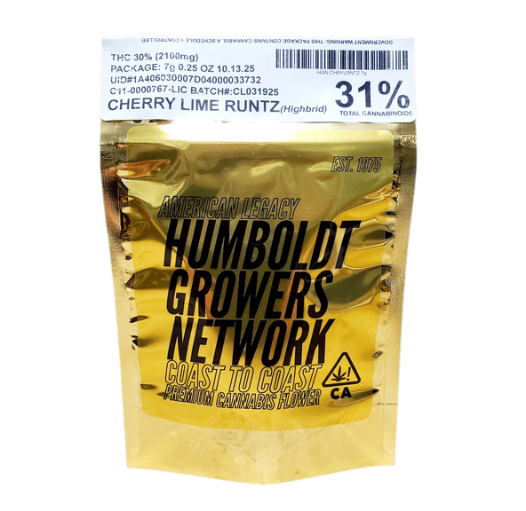 Humboldt Growers Network - Cherry Lime Runtz 7g