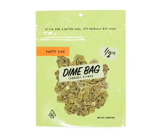 Dime Bag Flower Sherbet Queen 14g