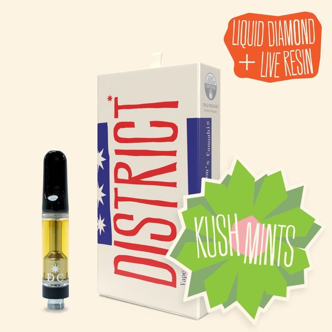 Cart-Kush Mintz Live Resin Liquid Diamond .5g