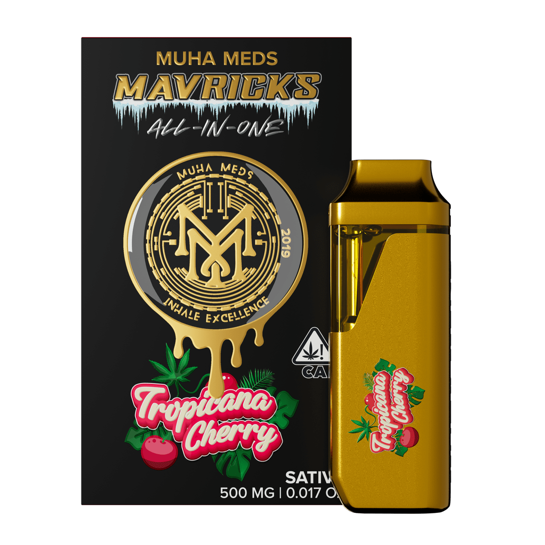 Muha | AIO Vape | .5g | Hash Rosin | Tropicana Cherry