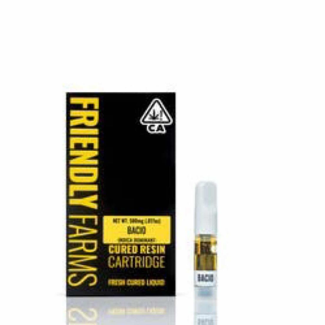 .5g Bacio Cured Resin CART - FRIENDLY FARMS
