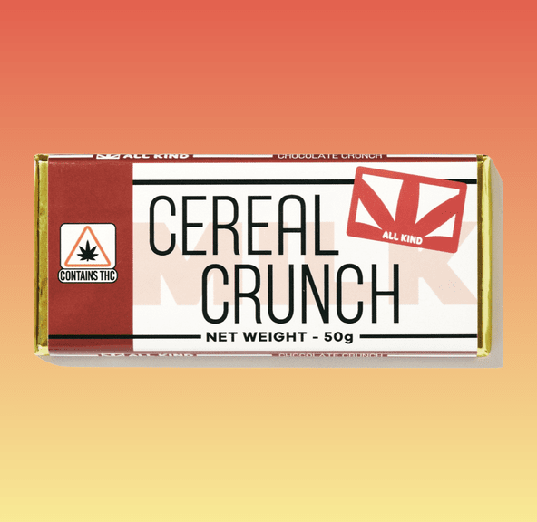 Cereal Crunch Chocolate Bar: 100mg THC (REC)