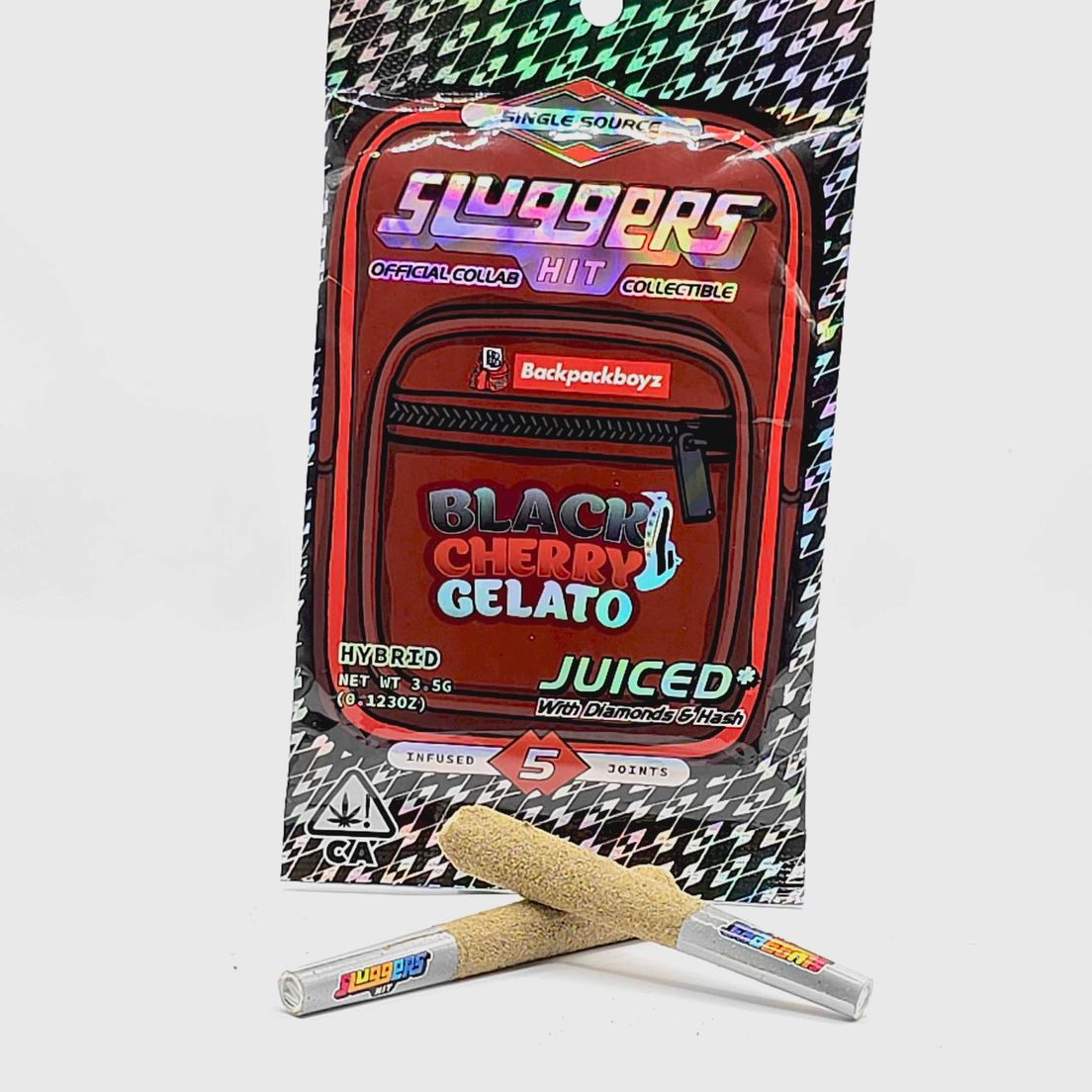 Sluggers - Infused Preroll - Black Cherry Gelato - 5ct