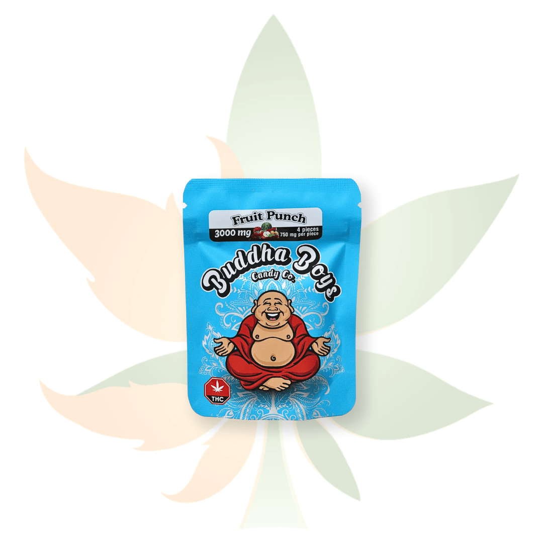Buddha Boys - 3000mg THC Gummies - Fruit Punch