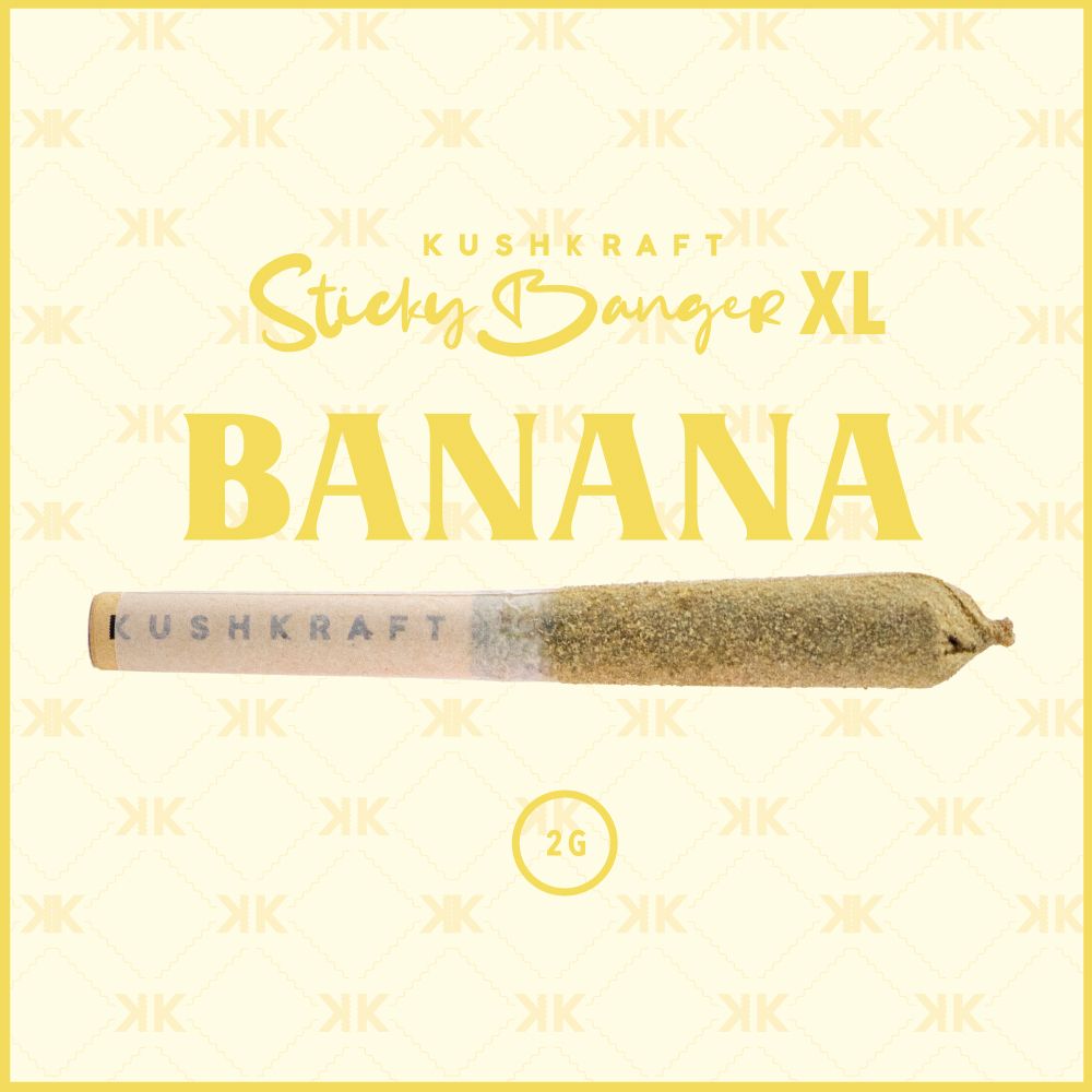 1 x 2G XL Infused Sticky Banger Sativa Banana by KushKraft