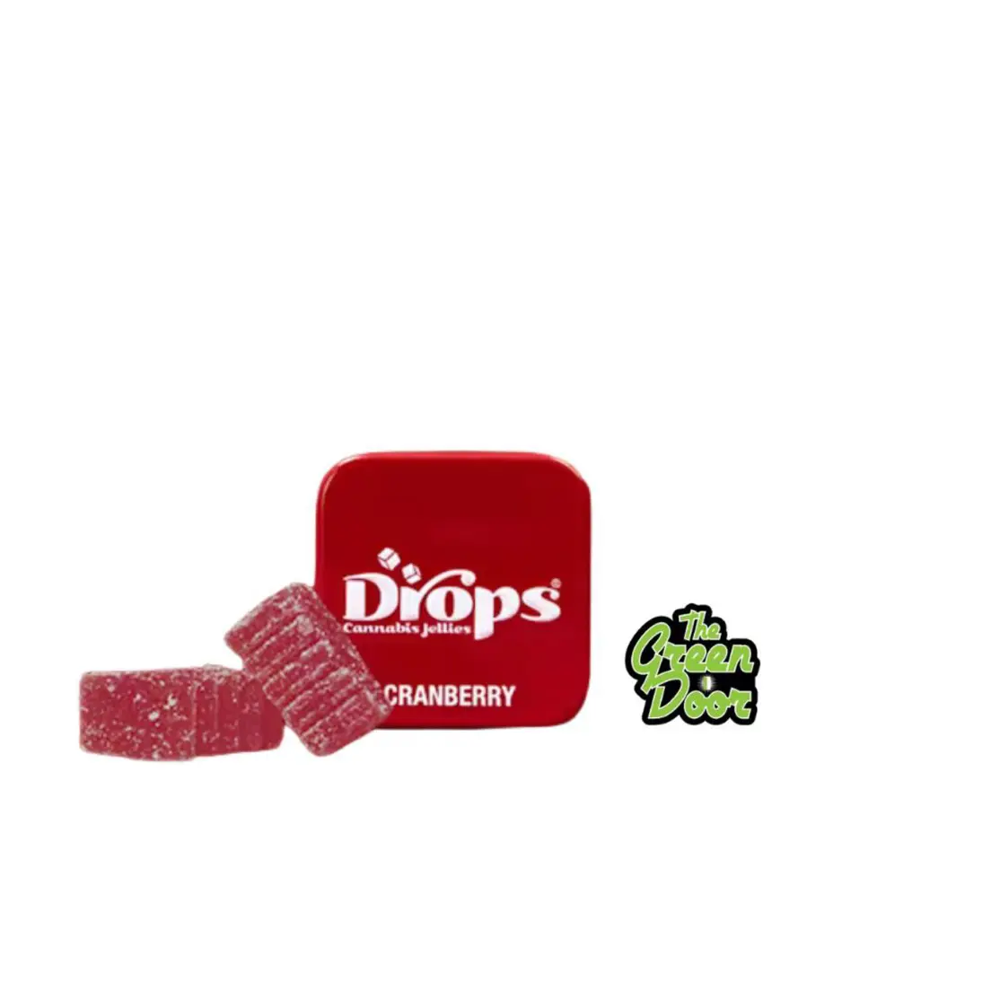 Drops – Cranberry - 2Pk - 1:1 CBD:THC - Edibles - 100mg