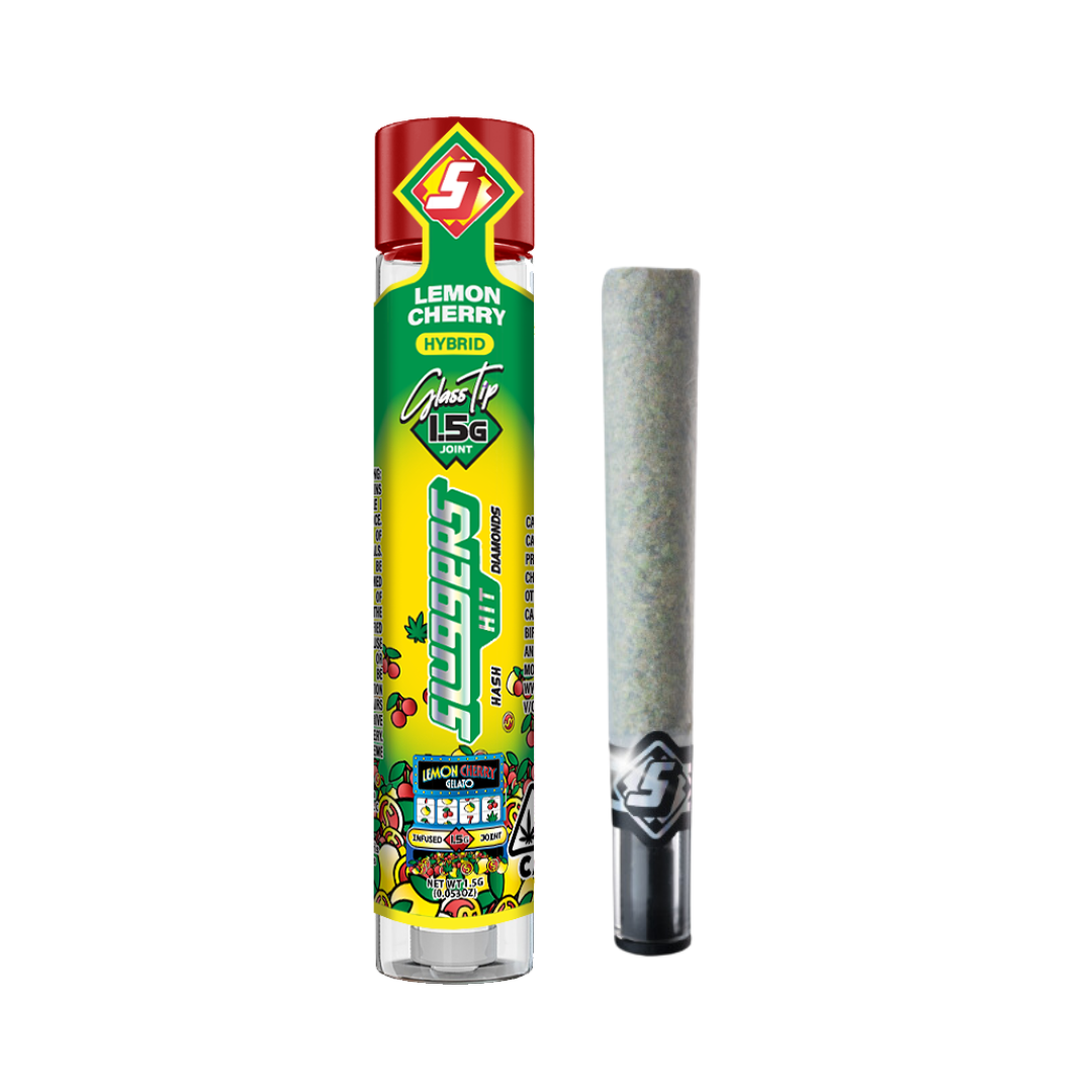Sluggers Infused Pre-roll Lemon Cherry Gelato 1.5g