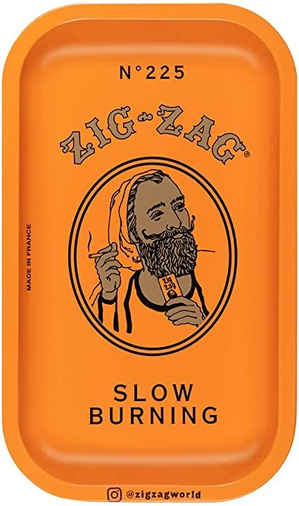 Classic Rolling Tray by Zig Zag Orange