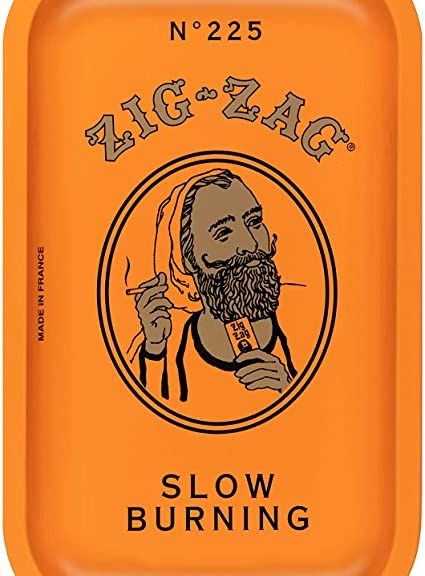 Classic Rolling Tray by Zig Zag Orange