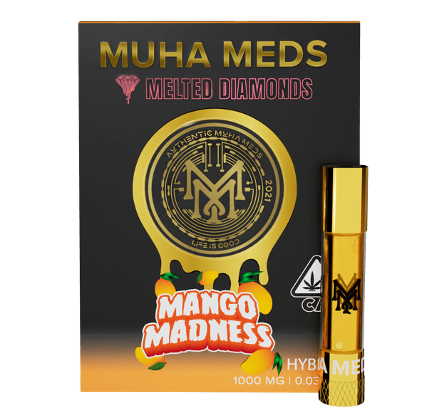 Muha | Vape Cart | 1g | Melted Diamonds | Mango Madness