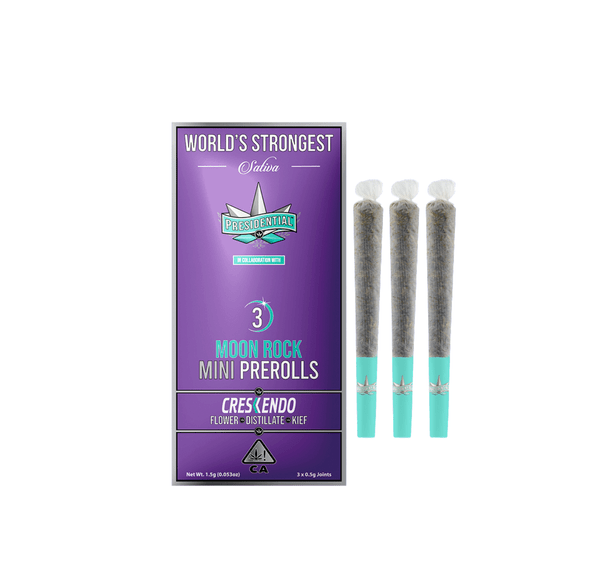 Presidential | Infused Prerolls | 3 x .5g | Moonrock | Crescendo