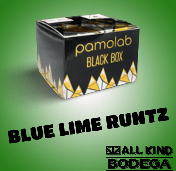 Blue Lime Runtz Cured Resin 1g (@pamolab)
