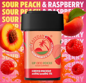 Edibles-Sour Peach & Raspberry 20mg