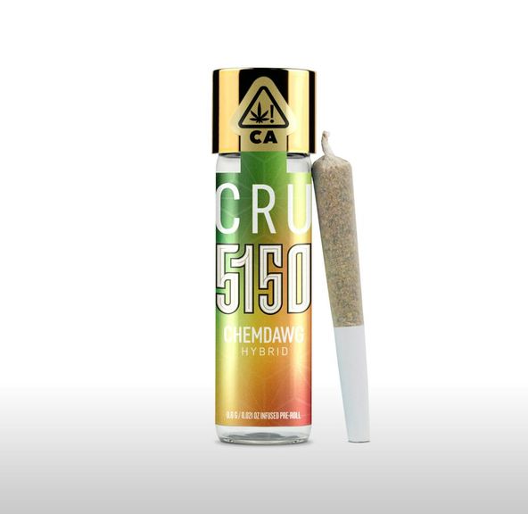 CRU Cannabis - 5150 Infused Pre Roll - Chemdawg 0.6g