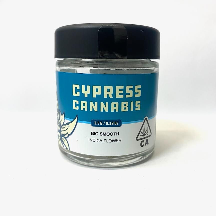 B. Cypress Cannabis 3.5g Flower - Quality 7.5/10 - Big Smooth
