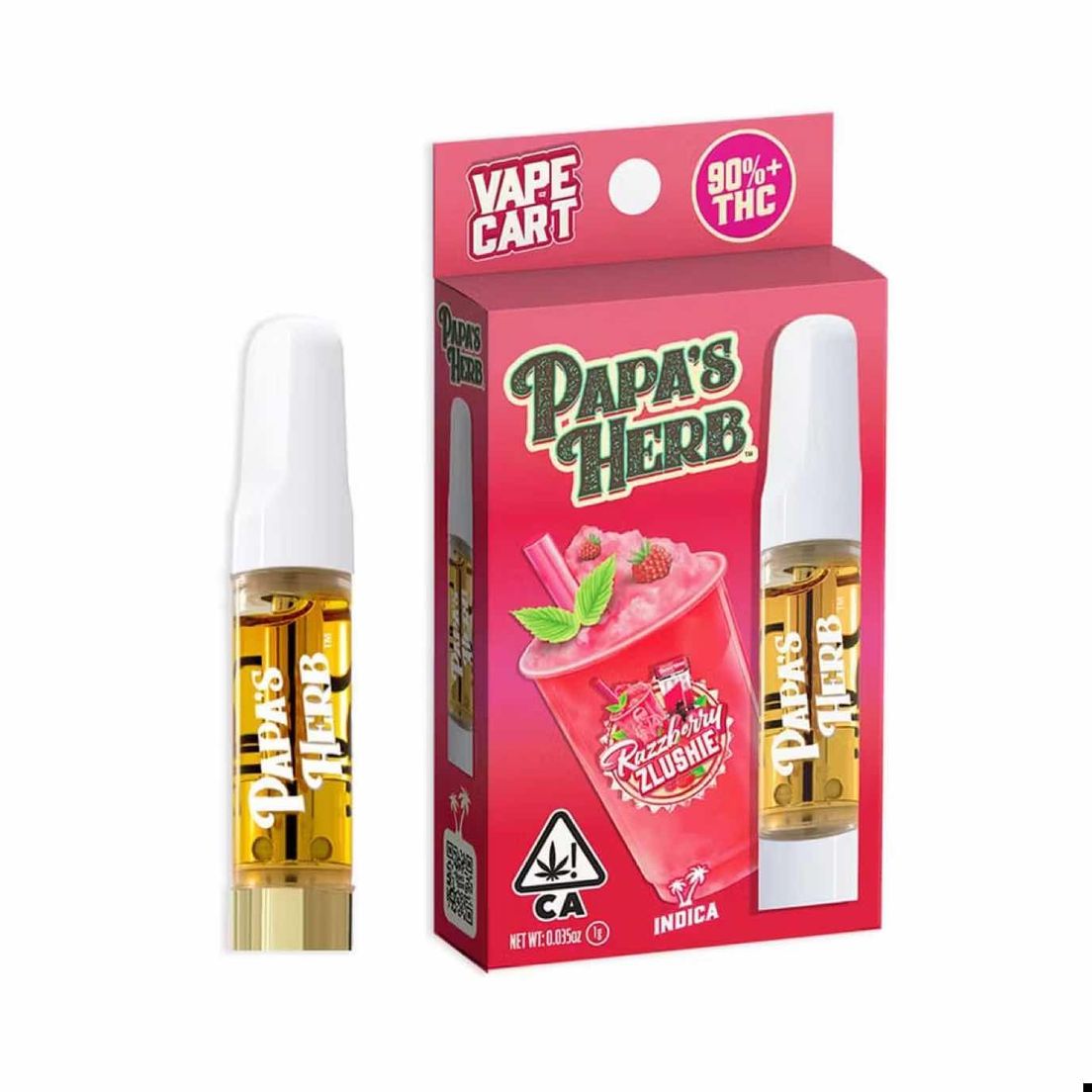 Razzberry Zlushie Vape Cartridge (510)
