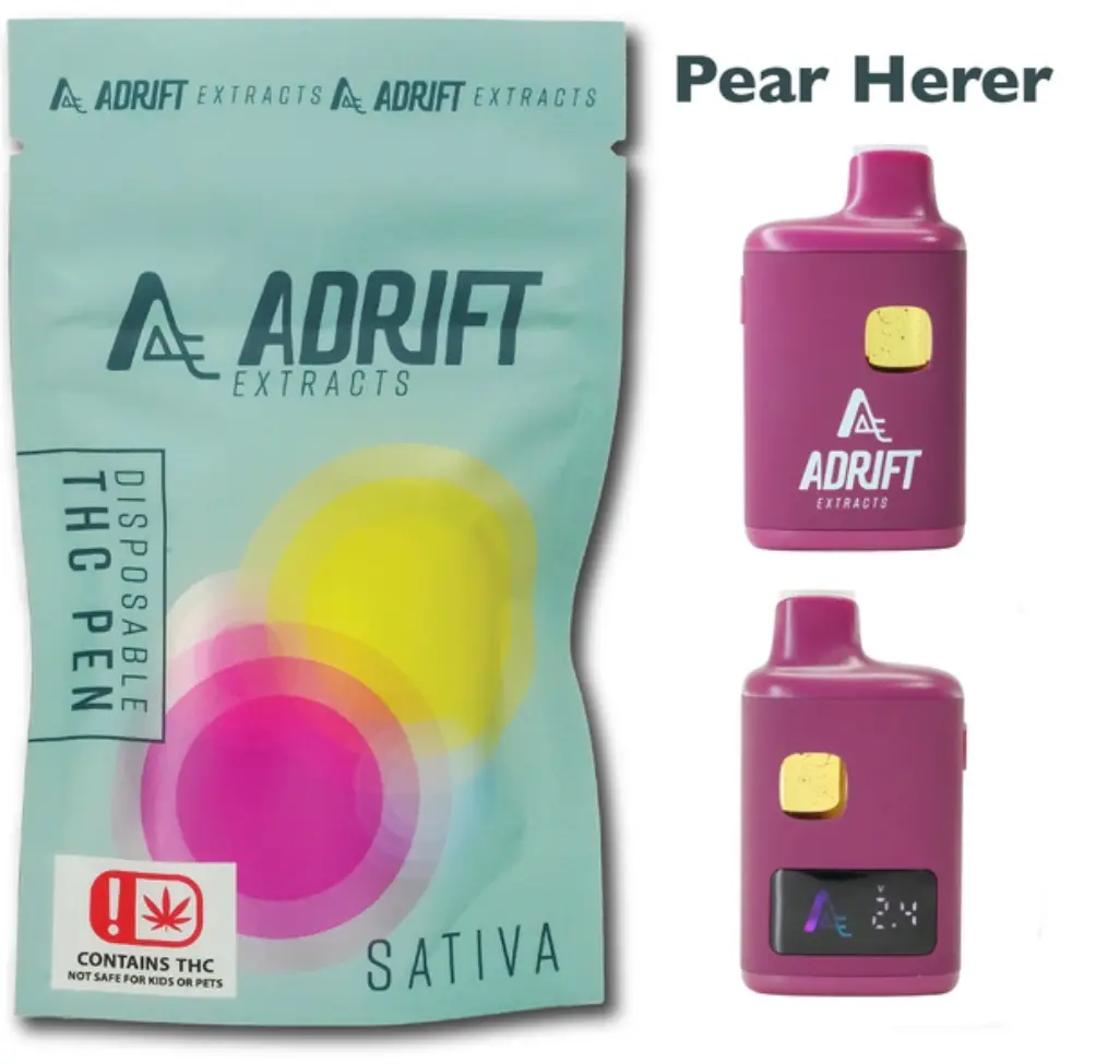 Adrift - 3g Disposable - Pear Herer