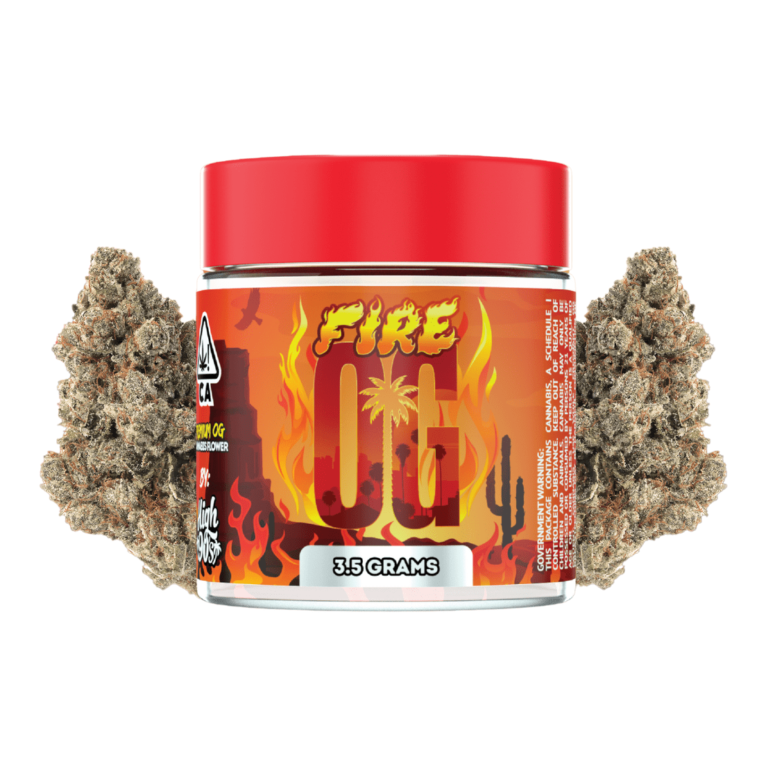 High 90s | Flower | 3.5g | Fire OG