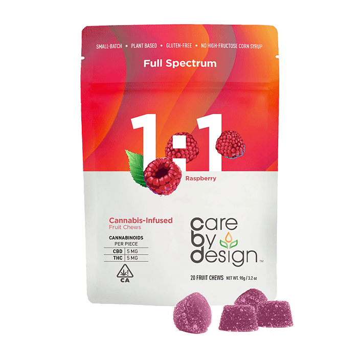CARE BY DESIGN Refresh 1:1 Raspberry Gummies