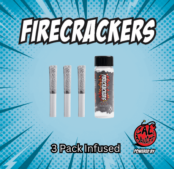 Firecracker - Infused Pre Roll Black Mamba OG 3 x 0.6 - 1.8 Gr