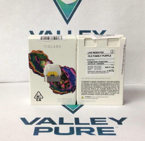 710 Old Family Purple Tier 2 Pod 500 mg