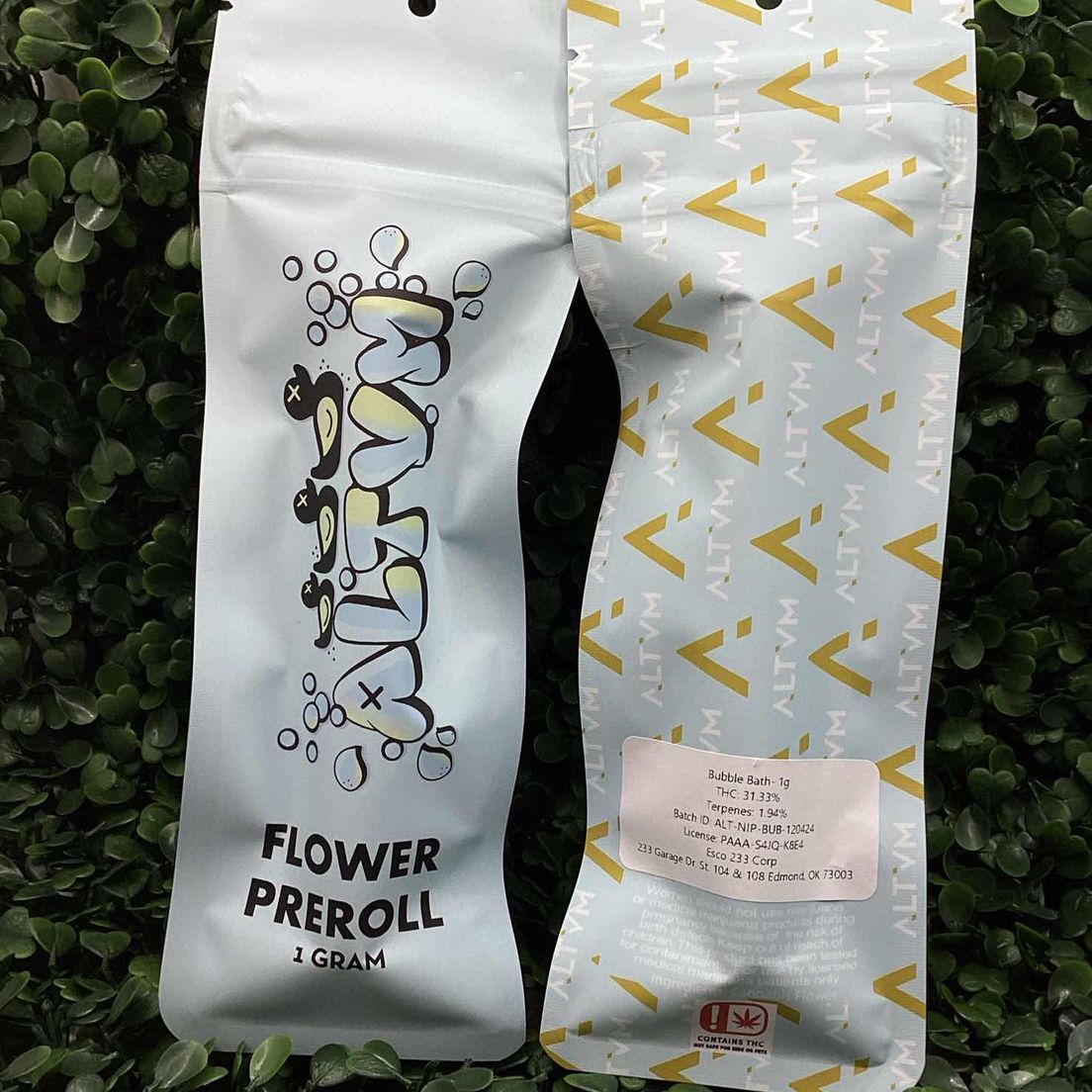 ALTVM | Bubble Bath Pre-Roll | 1G