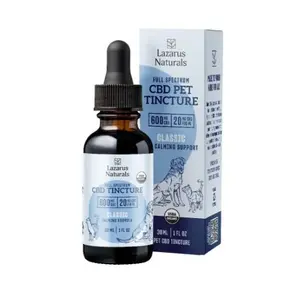 Lazarus CBD Oil for Pets - Classic Calming Formula - 20mg/serving