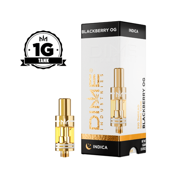 Dime | Vape Cart | 1g | Signature Distillate | Blackberry OG