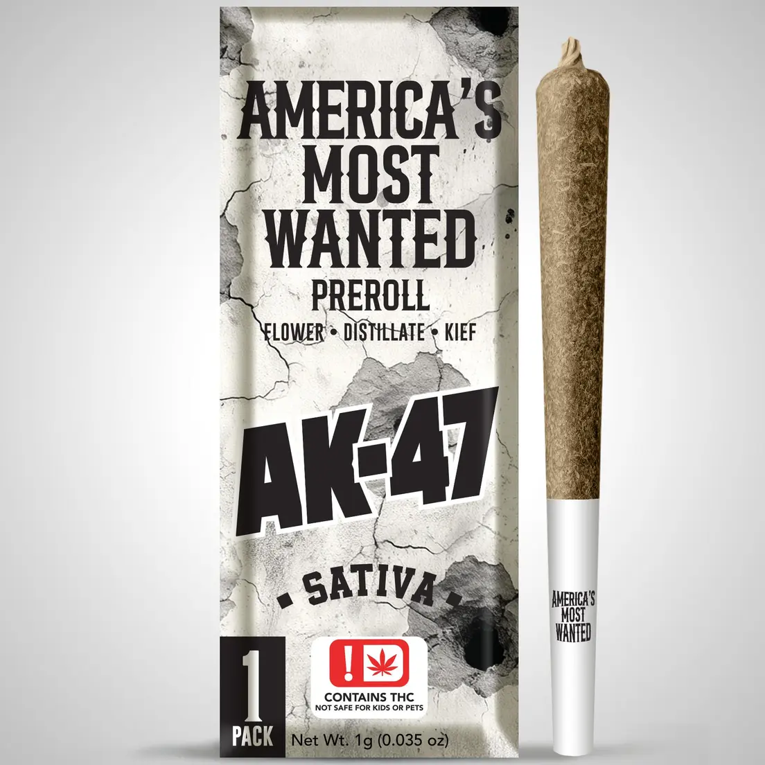 PRESIDENTIAL - AK47 INFUSED PRE ROLL 1G