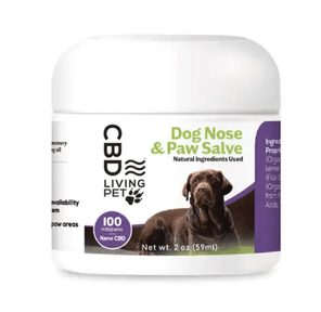CBD LIVING PET- DOG NOSE & PAW SALVE