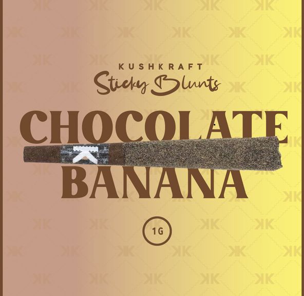 1 x 1g Shatter Infused Blunt Sativa Clementine Chocolate-Banana by KushKraft