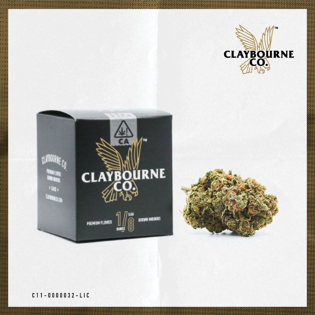 Claybourne Co. - Strawberry Cough - 3.5G