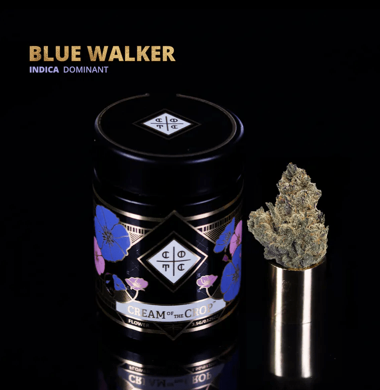 COTC: 1/8 Flower - Blue Walker (Indica), 3.5g