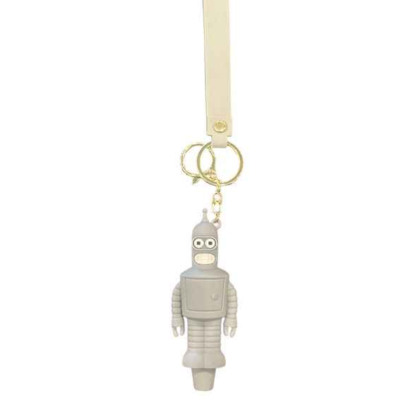 Bender Cartoon Keychain Pipe