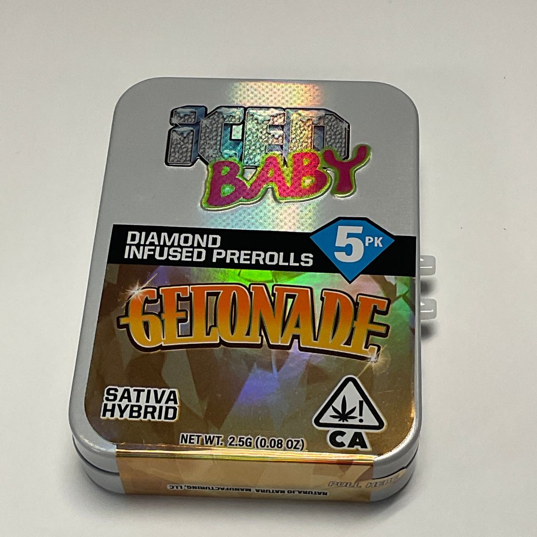 ICED - Gelonade Infused Pre Rolls 5pk - 2.5g
