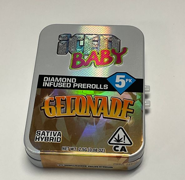 ICED - Gelonade Infused Pre Rolls 5pk - 2.5g