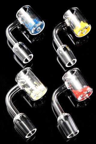 18.8mm Male Thermochromic Dome less Quartz Banger - Variety of Colors