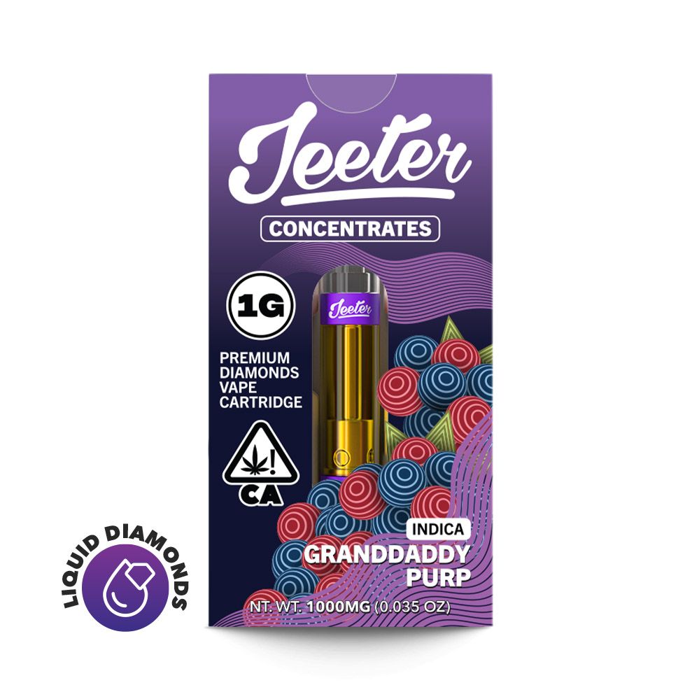 Jeeter | Vape Cart | 1g | Diamonds | Granddaddy Purp