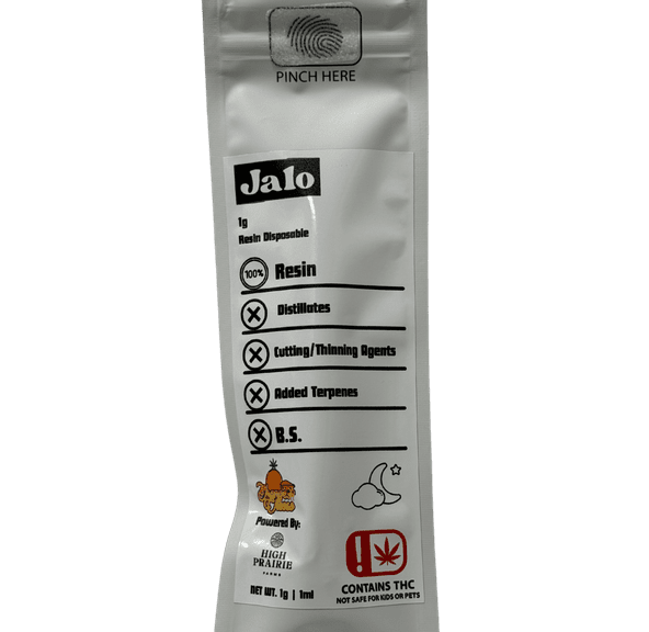 JALO ORANGE CHEESE LIVE RESIN DISPOSABLE 1G