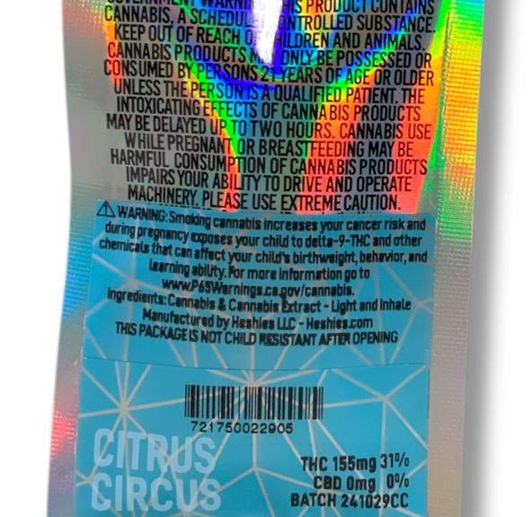 Selfies - Citrus Circus 2pk Infused Preroll