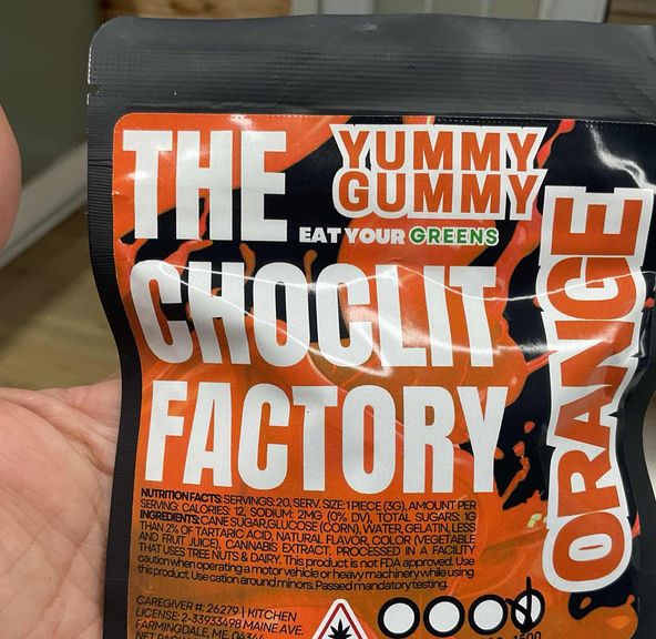 1500 mg Yummy Gummy Orange