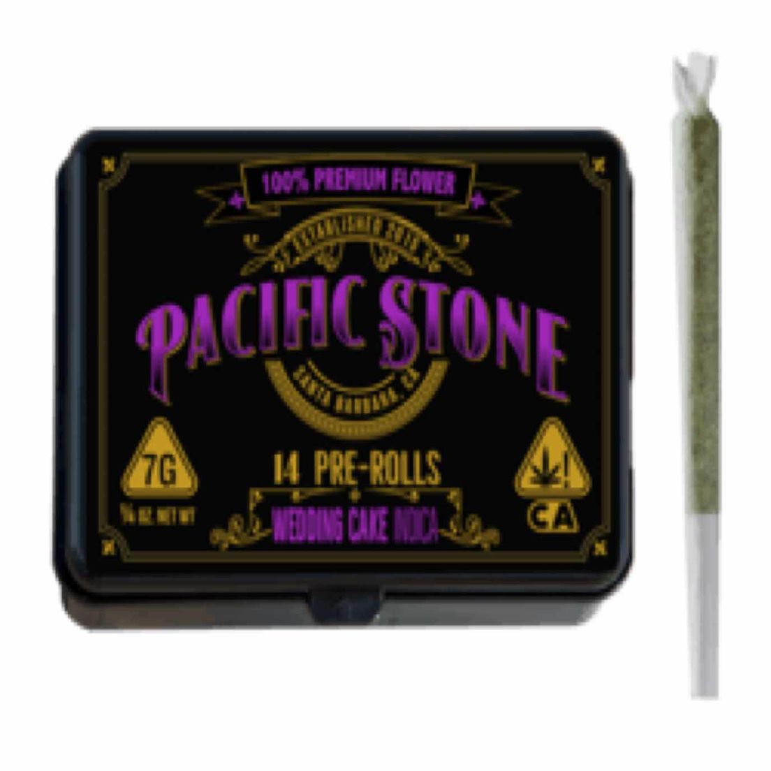[Pacific Stone] Preroll 14 Pack - 7g - Wedding Cake (I)