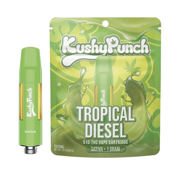 Kushy Punch- Tropical Diesel Cartridge 1g (S)