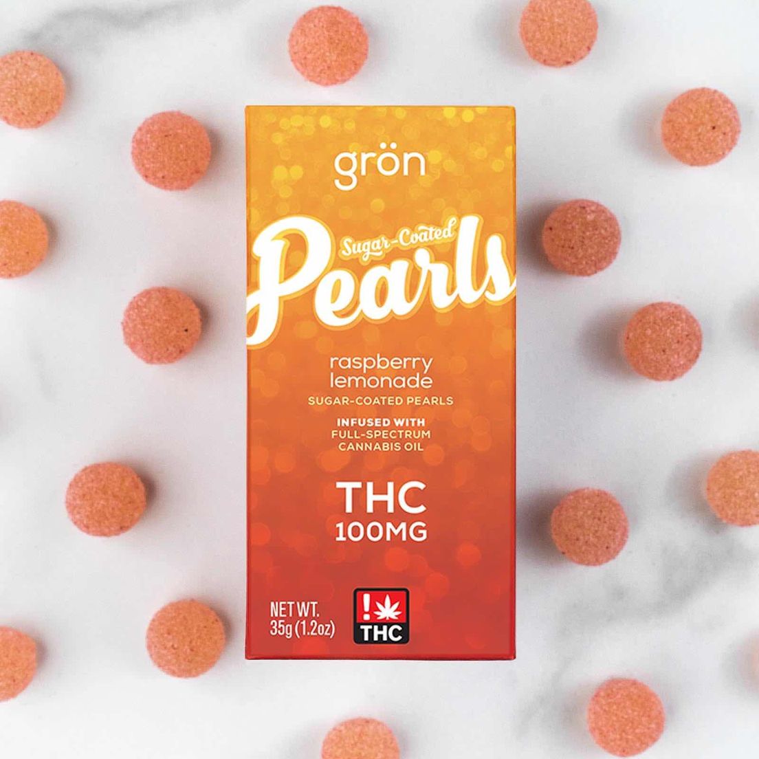 GRON - 500MG THC Raspberry Lemonade Pearls