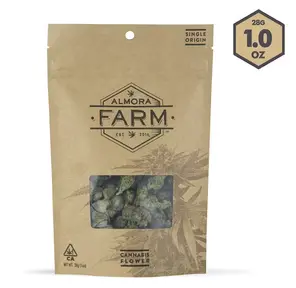 Almora Farm - Platinum OG (28.53% Indica) - 28g (1oz) Flower