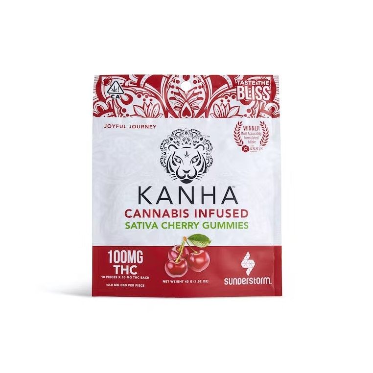 Sativa Cherry Gummies 100mg