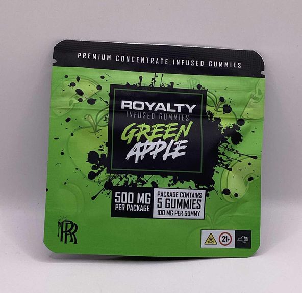 Royalty Resins(Reg) - Edibles - Green Apple - 500mg